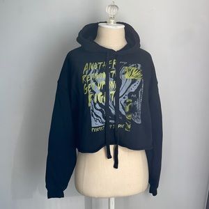 Alicia Keys Perfect Way to Die cropped hoodie